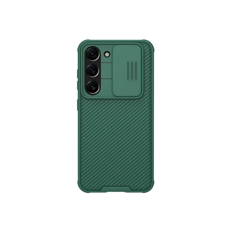 Ниллкин Сэм. Гал. S23+, чехол Camshield Pro, темно-зеленый