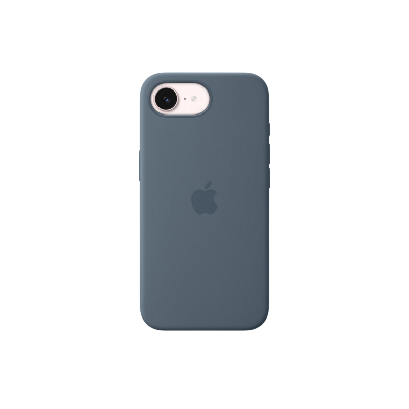 Силиконовый чехол для iPhone 17e с MagSafe — синий «Якорь», модель A3646