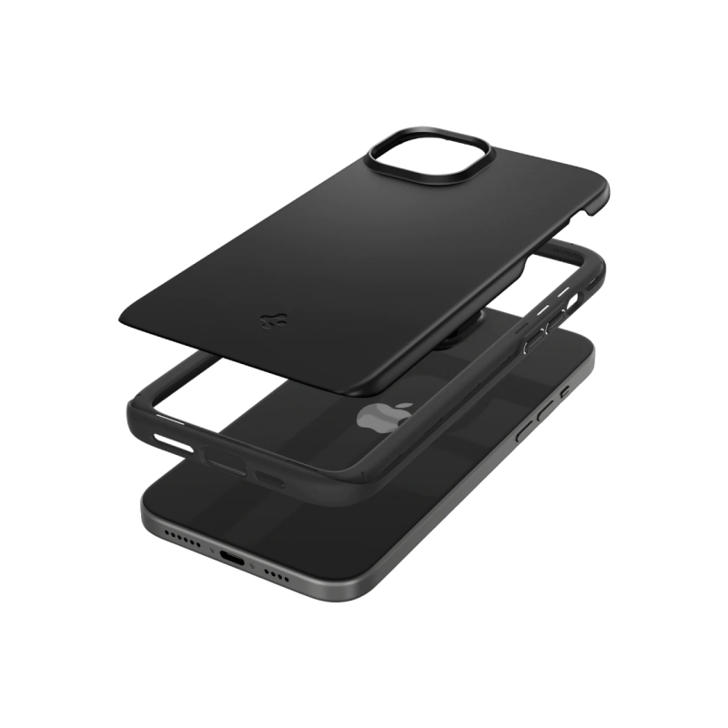 Spigen iPhone 15 Plus, тонкий, черный