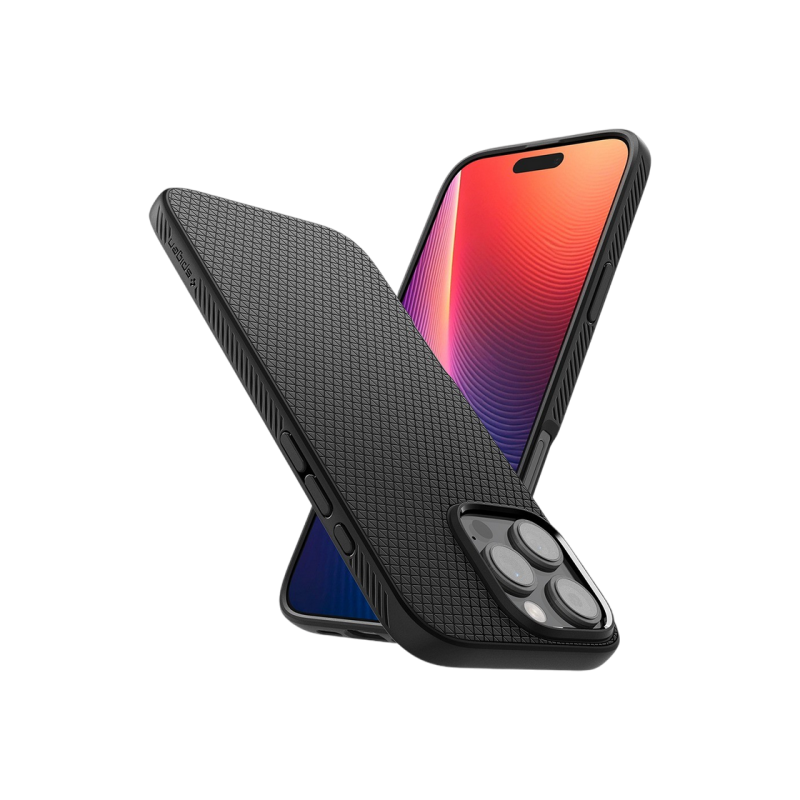 Spigen iPhone 16, Liquid Air, матовый черный