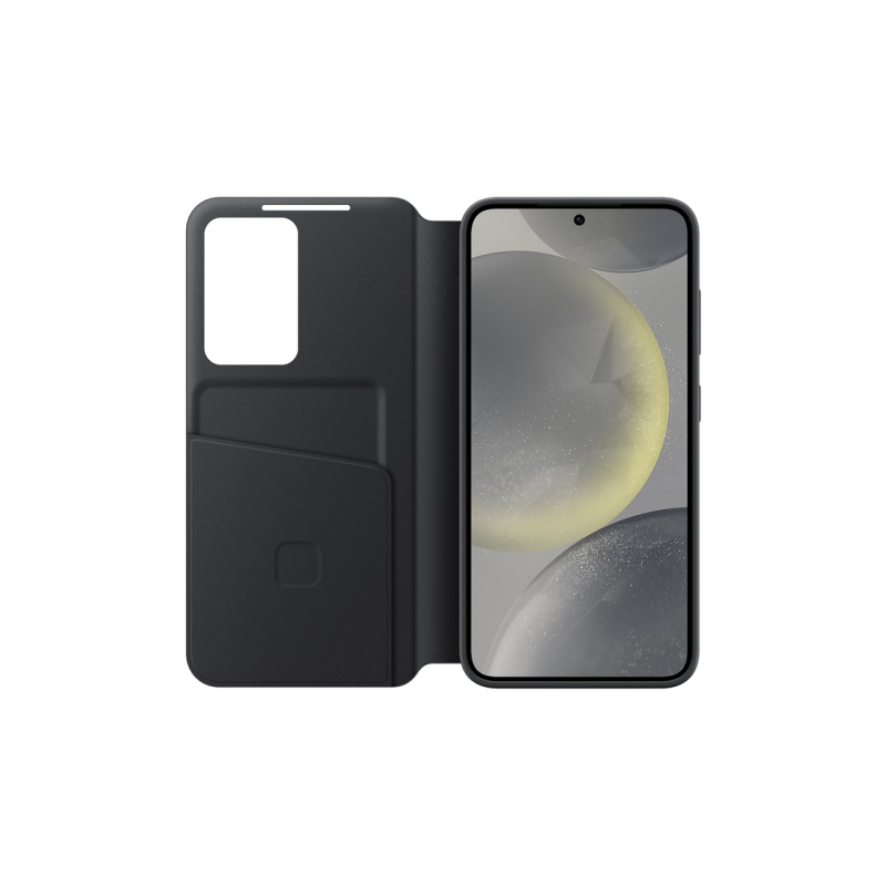 Оригинал Сэм. Чехол-кошелек Smart View для Galaxy S24, черный