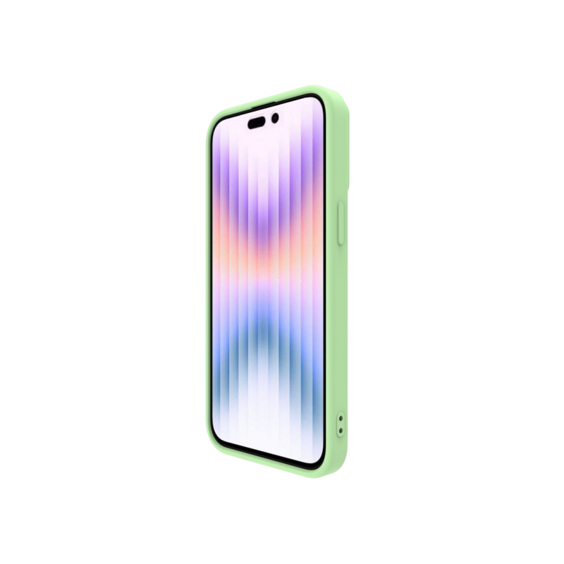 Чехол Nillkin Apple iPhone 15 Pro Max, CamShield Silky Silicone, цвет мятно-зеленый