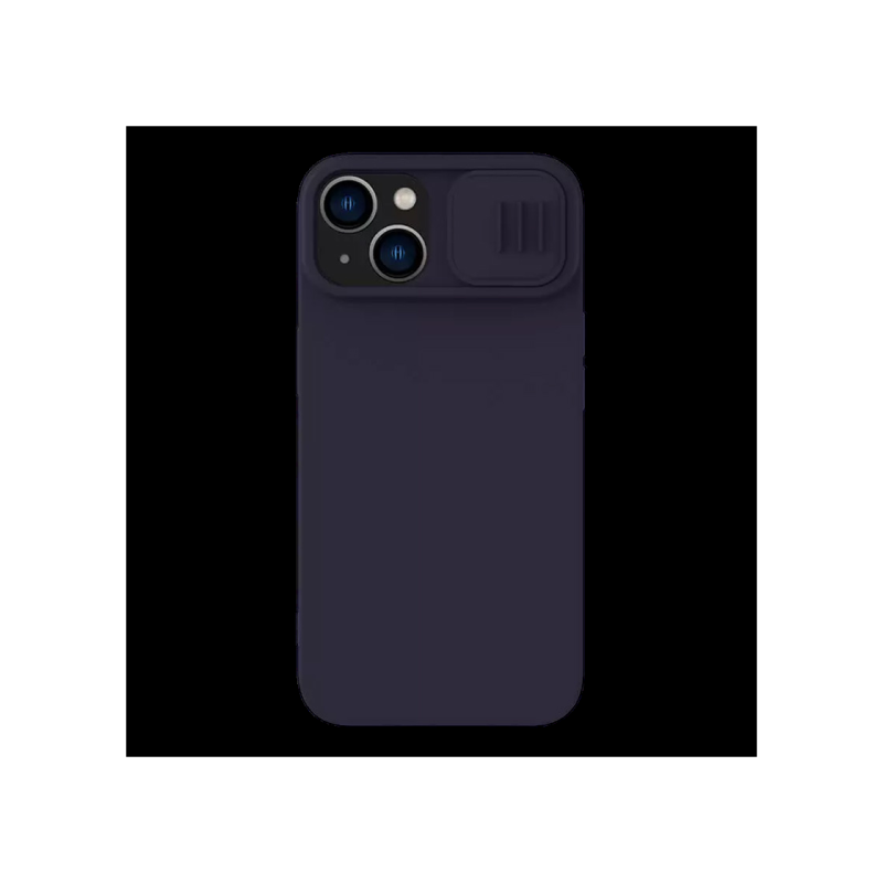Чехол Nillkin Apple iPhone 14 Plus, CamShield Silky Silicone, темно-фиолетовый