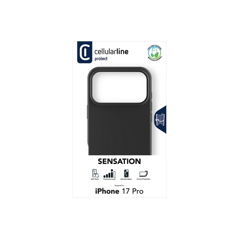 Cellular Apple iPhone 17 Pro, Sensation case, Black