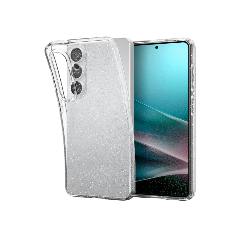 Spigen Samsung S26+, Жидкий кристалл, Кристалл с блестками