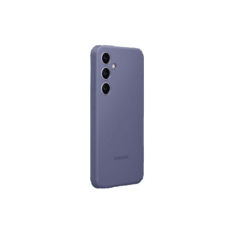 Оригинал Сэм. силиконовый чехол Galaxy S24+, Фиолетовый