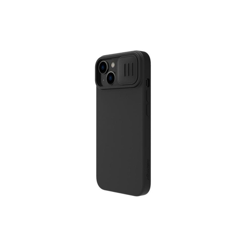 Nillkin Apple iPhone 14, силиконовый чехол CamShield Silky Magnetic, элегантный черный