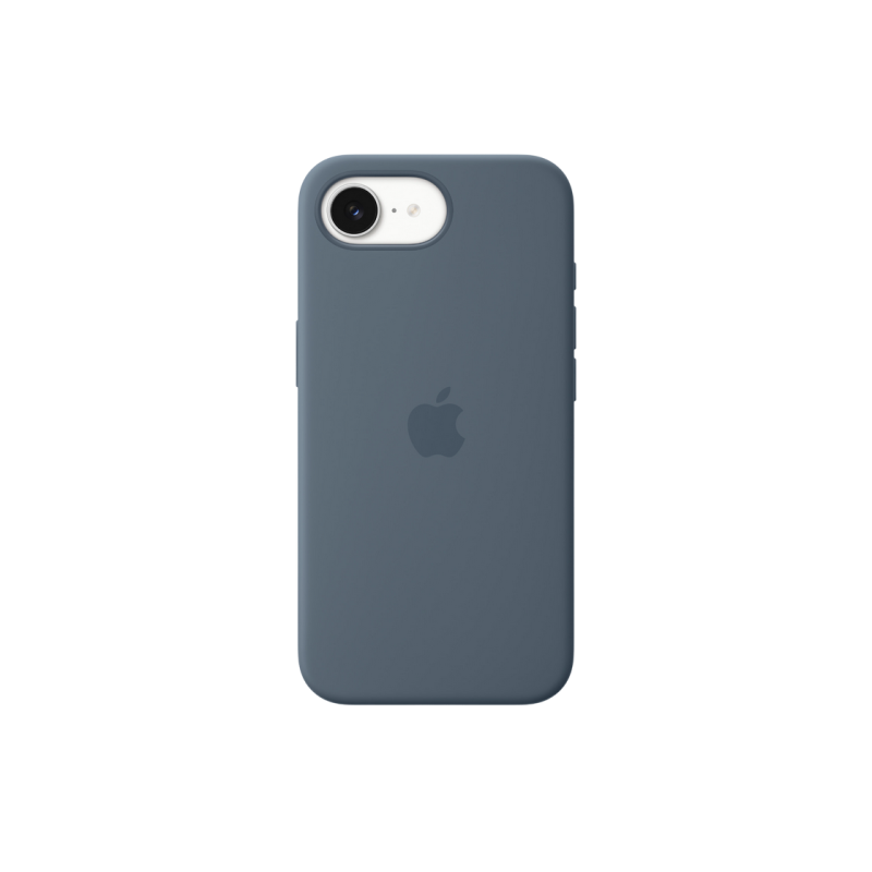 Силиконовый чехол для iPhone 17e с MagSafe — синий «Якорь», модель A3646