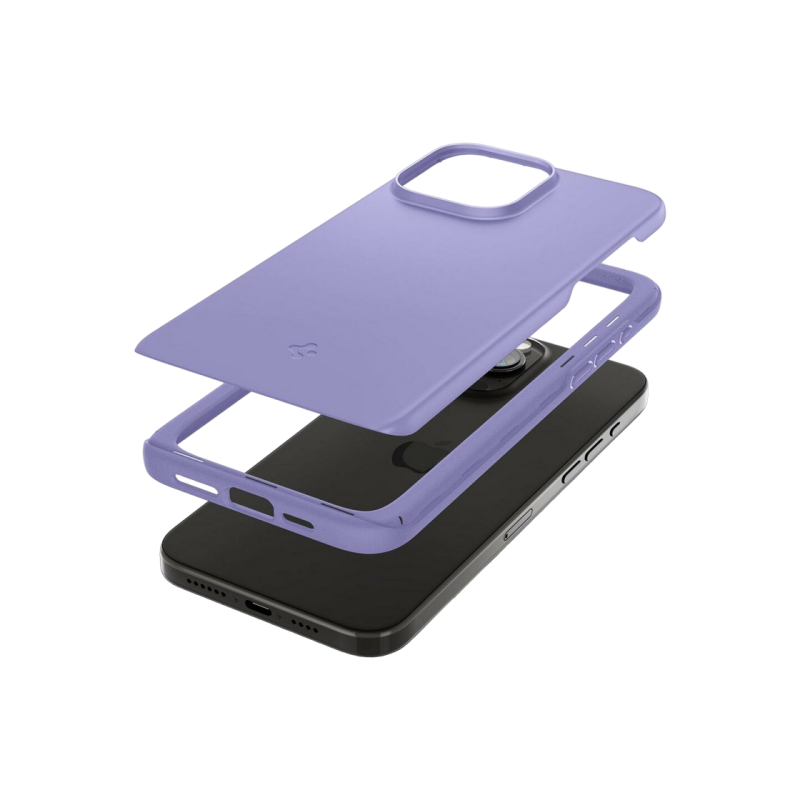 Spigen iPhone 15 Pro, тонкий, фиолетовый Iris