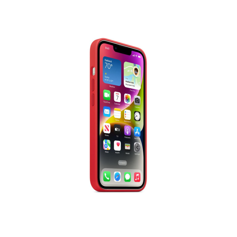 Оригинальный силиконовый чехол для iPhone 14 с MagSafe - (PRODUCT)Red, модель A2910