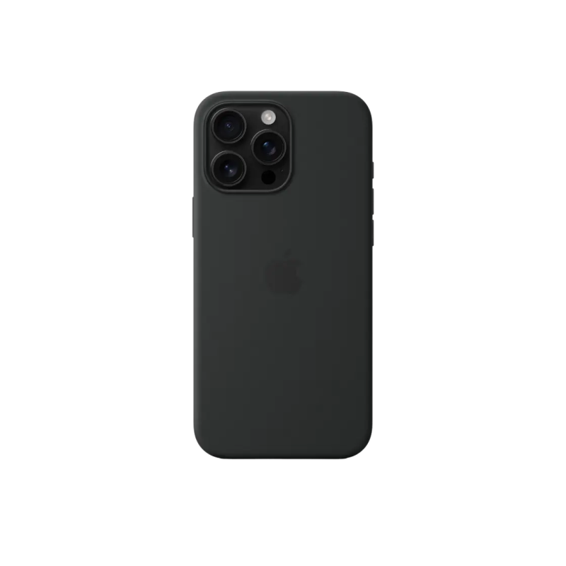 iPhone 16 Pro Max Silicone Case with MagSafe-Black,ModelA3313 EU