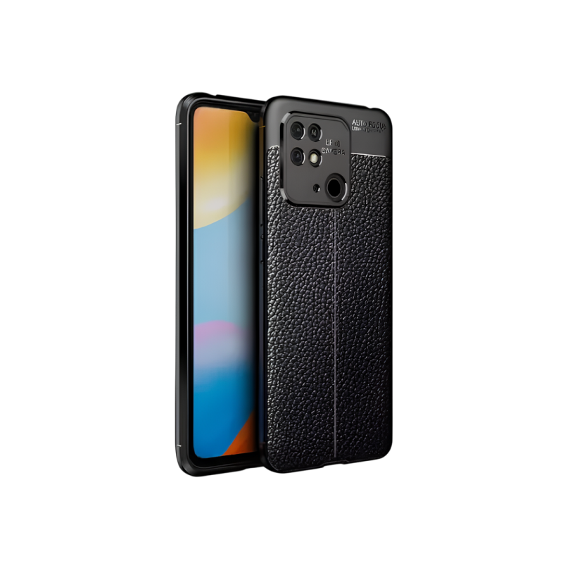 Чехол Xcover для Xiaomi RedMi 10C, кожа, черный