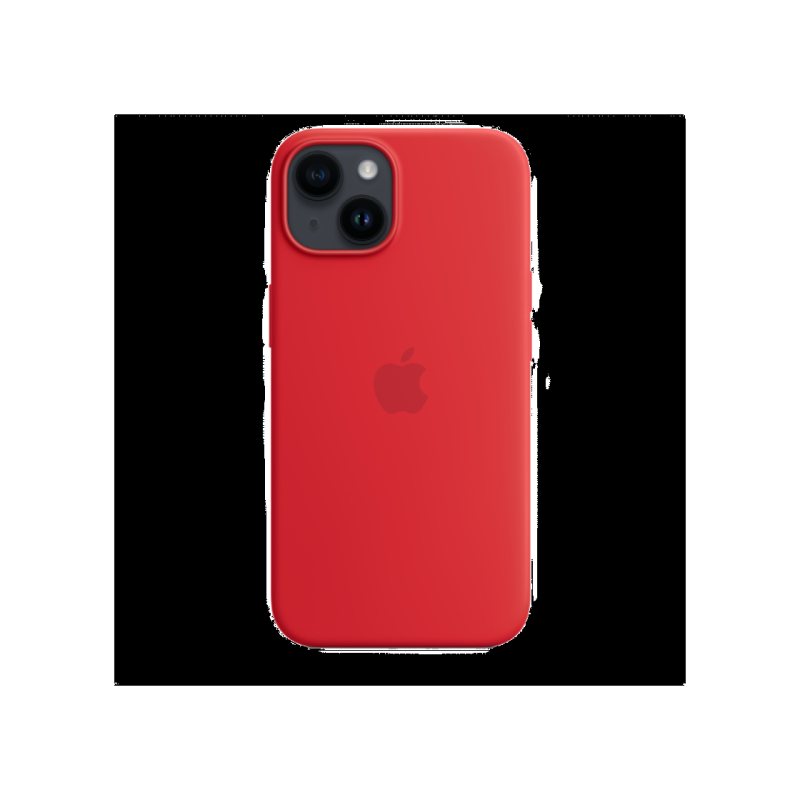 Оригинальный силиконовый чехол для iPhone 14 с MagSafe - (PRODUCT)Red, модель A2910