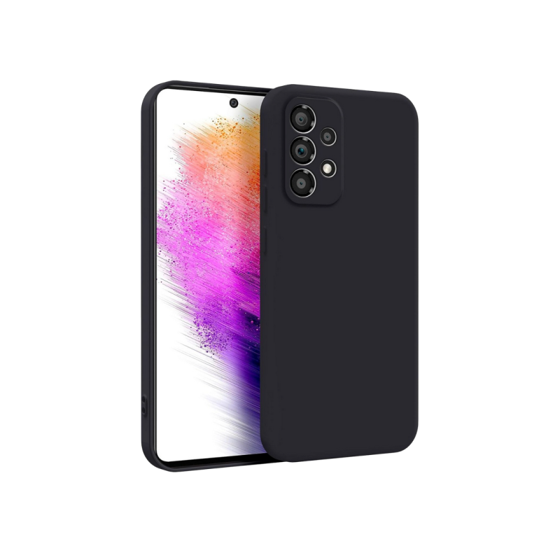 Чехол Xcover для Samsung A73, жидкий силикон, черный