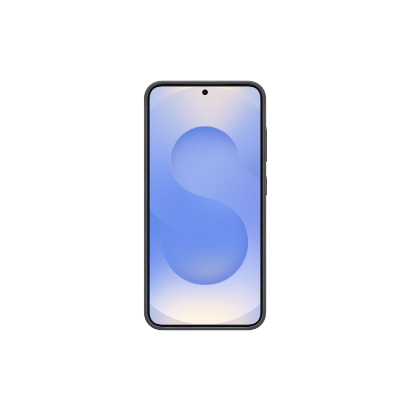 Оригинал Сэм. силиконовый чехол Galaxy S25, черный