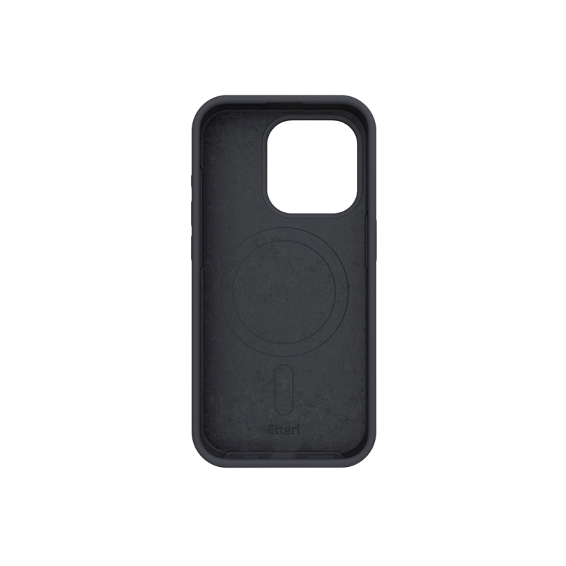 Etteri Apple iPhone 16 Pro, силиконовый чехол Mag, черный