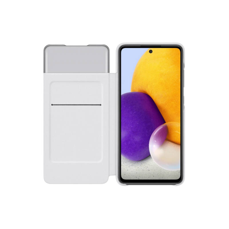 Original Sam. S View Wallet Cover Galaxy A72, White