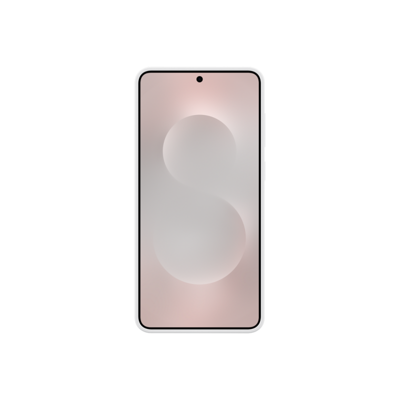 Original Sam. silicone cover Galaxy S25 Edge, Light Gray