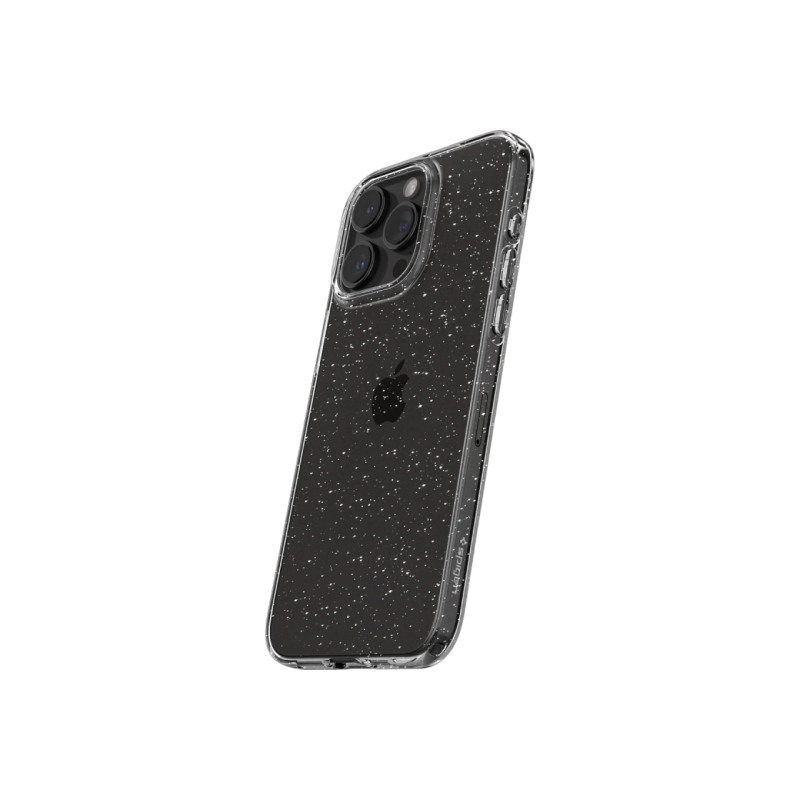 Spigen iPhone 15 Pro, жидкий кристалл, блестящий кристалл