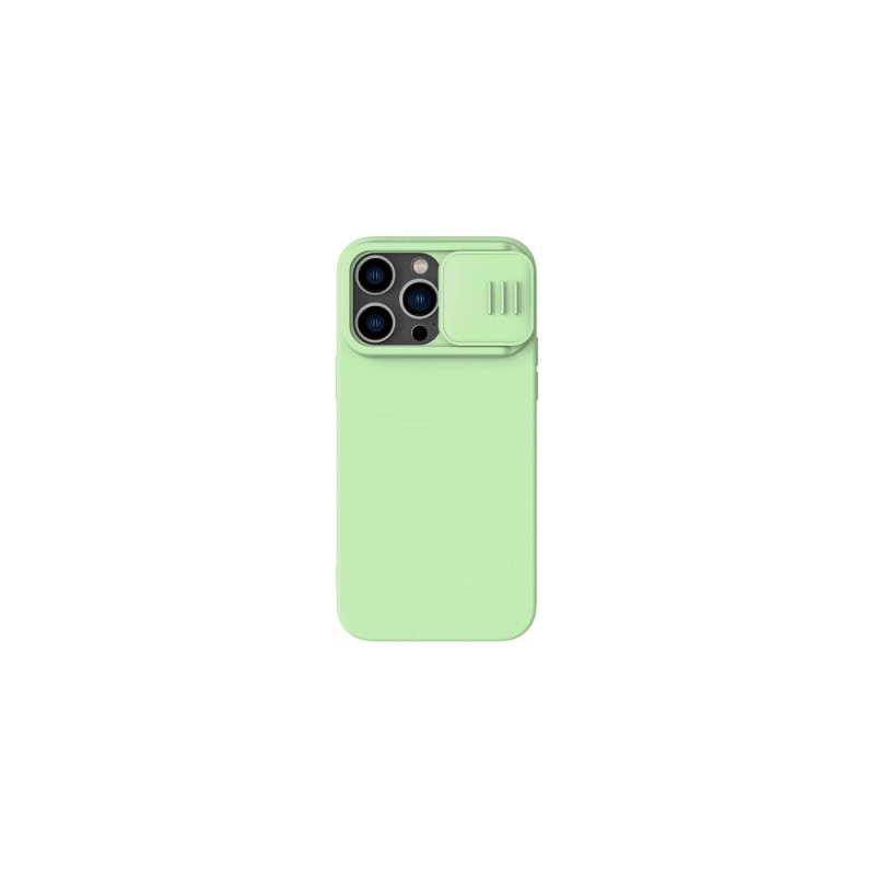 Чехол Nillkin Apple iPhone 14 Pro Max, CamShield Silky Silicone, цвет мятно-зеленый