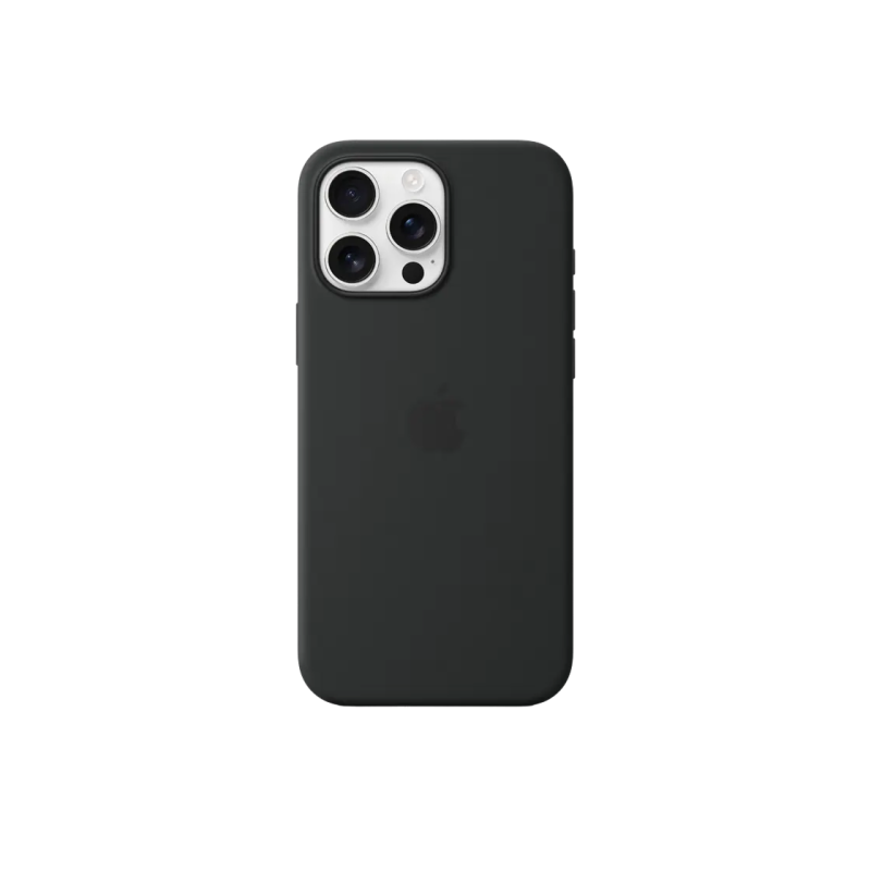 iPhone 16 Pro Max Silicone Case with MagSafe-Black,ModelA3313 EU