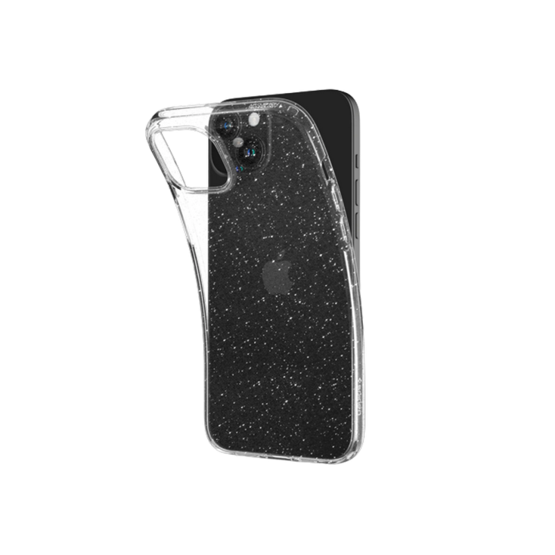 Spigen iPhone 15 Plus, жидкий кристалл, блестящий кристалл