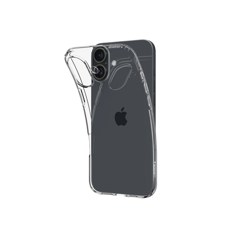 Spigen iPhone 16, Жидкокристаллический Mag Magsafe, Прозрачный