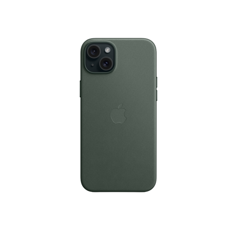 Чехол FineWoven для iPhone 15 Plus с MagSafe — Evergreen