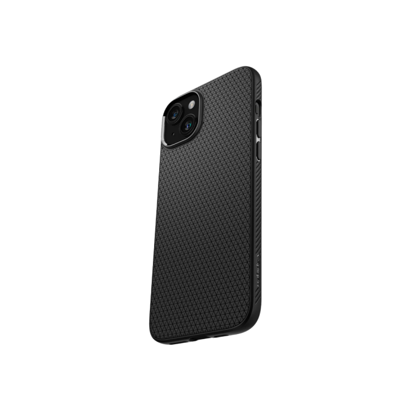 Spigen iPhone 15 Plus, Liquid Air, матовый черный