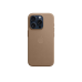 Чехол FineWoven для iPhone 15 Pro с MagSafe — серо-коричневый