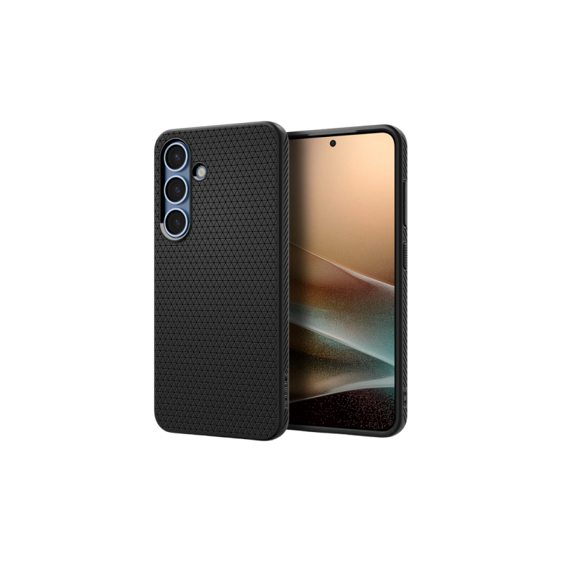 Spigen Samsung S25, Liquid Air, матовый черный