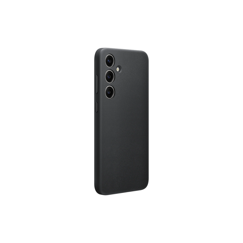 Оригинал Сэм. Чехол из веганской кожи Galaxy S24+, черный