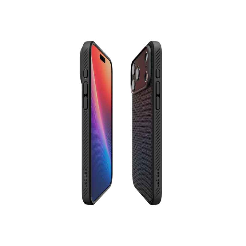 Spigen iPhone 17 Pro, Liquid Air, Matte Black
