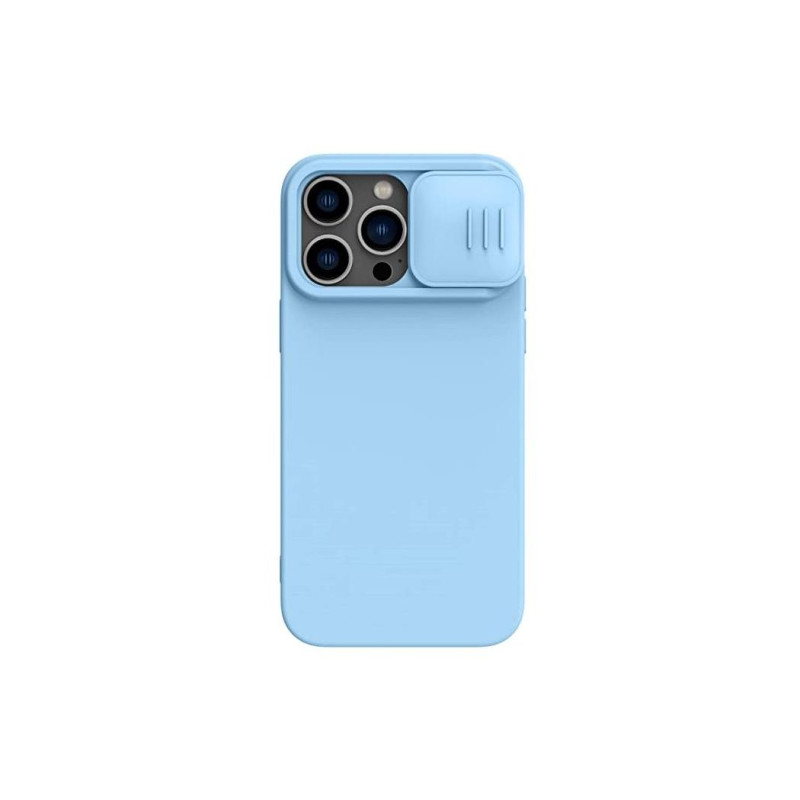 Nillkin Apple iPhone 14 Pro Max, чехол CamShield Silky Silicone, цвет Blue Haze