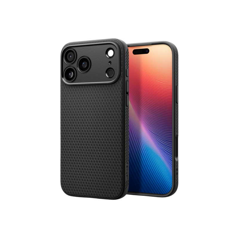 Spigen iPhone 17 Pro, Liquid Air, Matte Black