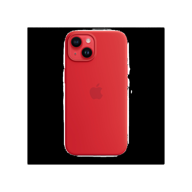 Оригинальный силиконовый чехол для iPhone 14 с MagSafe - (PRODUCT)Red, модель A2910