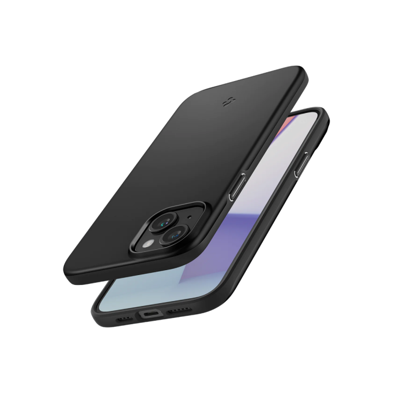 Spigen iPhone 15 Plus, тонкий, черный
