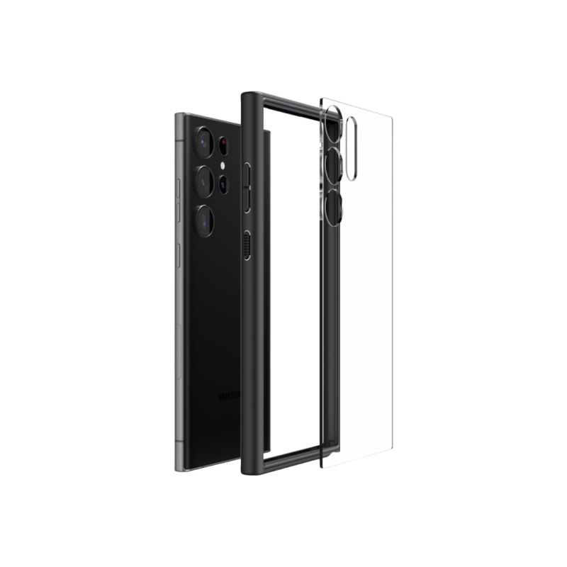 Spigen Samsung S23 Ultra, Ultra Hybrid, матовый черный