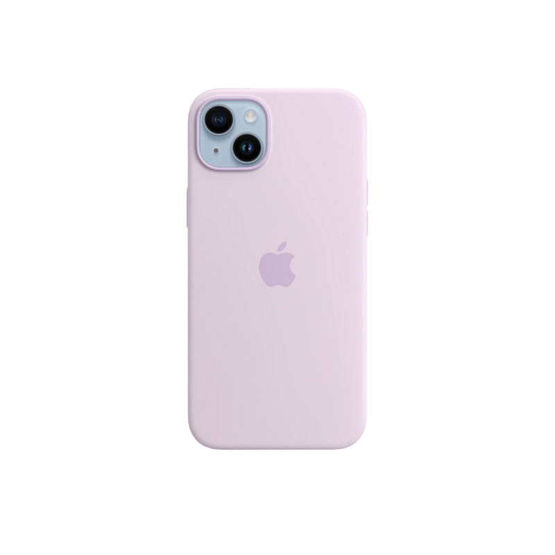 Оригинальный силиконовый чехол для iPhone 14 Plus с MagSafe - сиреневый, модель A2911