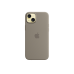 Силиконовый чехол для iPhone 15 Plus с MagSafe - глина