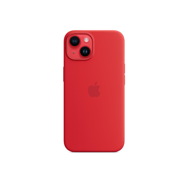 Оригинальный силиконовый чехол для iPhone 14 с MagSafe - (PRODUCT)Red, модель A2910