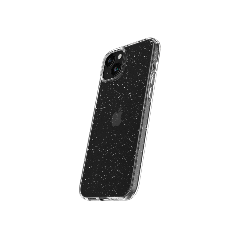 Spigen iPhone 15 Plus, жидкий кристалл, блестящий кристалл