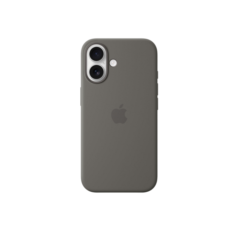 iPhone 16 Silicone Case with MagSafe-Stone Gray,ModelA3313
