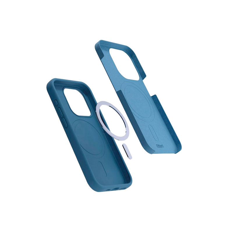 Etteri Apple iPhone 16 Pro Max, силиконовый чехол Mag, темно-синий