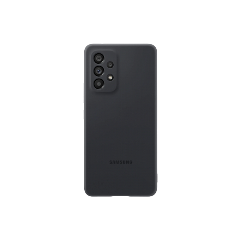 Original Sam. silicone cover Galaxy A73, Black