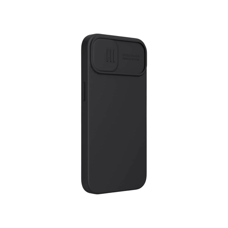 Чехол Nillkin Apple iPhone 15 Plus, CamShield Silky Silicone, элегантный черный
