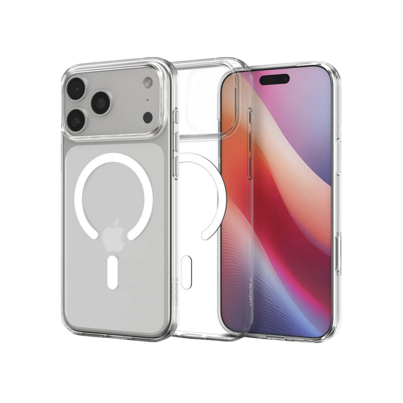 Spigen Iphone 17 Pro, Liquid Crystal Mag Magsafe, Max Clear/White