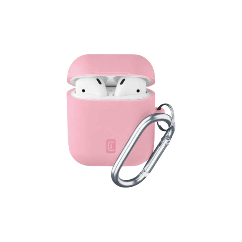 Сотовые Apple Airpods 1 и 2, чехол Bounce, розовый