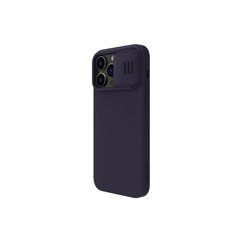 Чехол Nillkin Apple iPhone 14 Pro Max, CamShield Silky Silicone, темно-фиолетовый