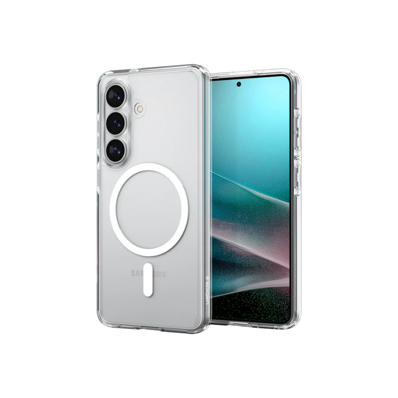 Spigen Samsung S26, Ultra Hybrid MAG MagSafe, прозрачно-белый